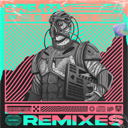 Breathe (Remixes) album by Crissy Criss, TC & Defectiøn - Drum and Bass Cover Art