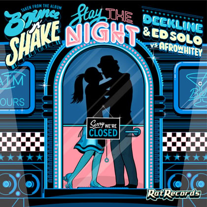 Stay The Night album by Ed Solo, Deekline & AfroWhitey - Drum and Bass Cover Art