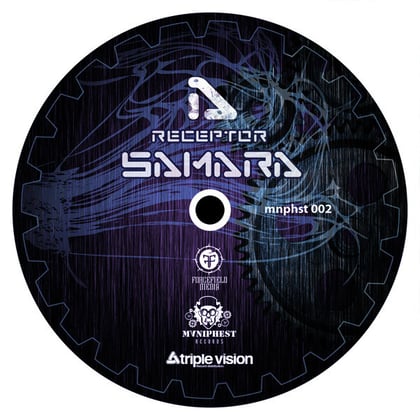 Samara / Crematorium VIP album by Receptor - Drum and Bass Cover Art