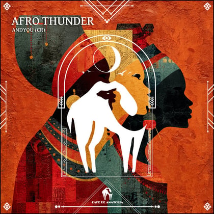Afro Thunder album by Tengu, AndYou (CR) & Cafe De Anatolia - Drum and Bass Cover Art