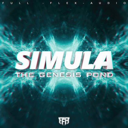 The Genesis Pond album by Simula - Drum and Bass Cover Art