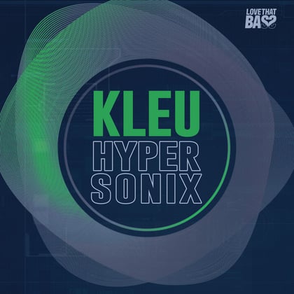 Hypersonix album by Kleu - Drum and Bass Cover Art