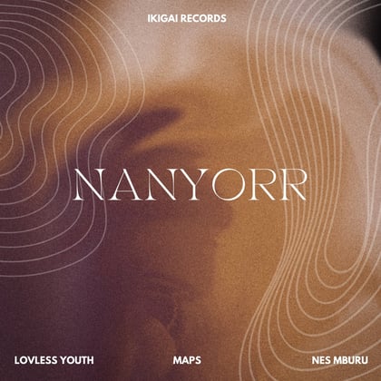 Nanyorr album by Tengu, Lovless Youth & MAPS - Drum and Bass Cover Art