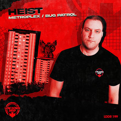 Metroplex / Bug Patrol album by Spaow, Zero G & Heist - Drum and Bass Cover Art