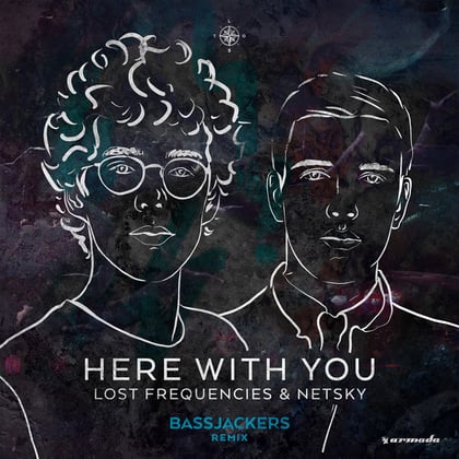 Here With You (Bassjackers Remix) album by Netsky - Drum and Bass Cover Art