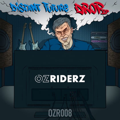 Drop album by Distant Future - Drum and Bass Cover Art