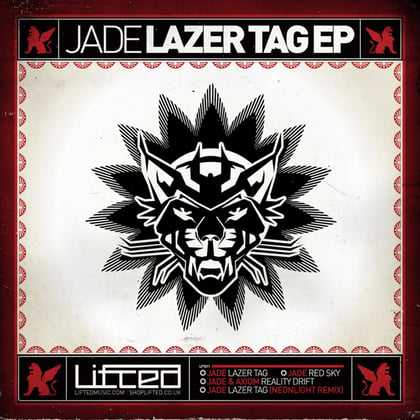Lazertag EP album by Jade Venom - Drum and Bass Cover Art