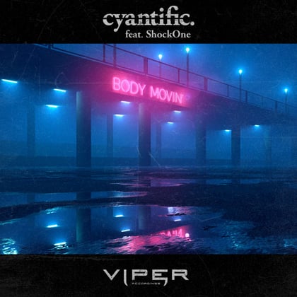 Body Movin' album by Cyantific - Drum and Bass Cover Art