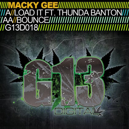 Load It / Bounce album by Macky Gee - Drum and Bass Cover Art