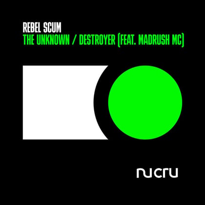 The Unknown / Destroyer album by Madrush MC - Drum and Bass Cover Art