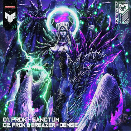 Sanctum/Demise album by Prdk - Drum and Bass Cover Art