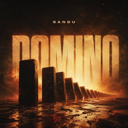 Domino album by Sandu - Drum and Bass Cover Art