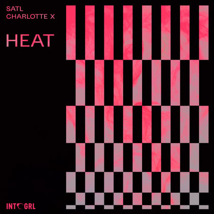 Heat album by Satl & Charlotte X - Drum and Bass Cover Art