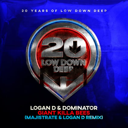 Giant Killa Bees (Majistrate & Logan D Remix) album by Majistrate, Logan D & Dominator - Drum and Bass Cover Art