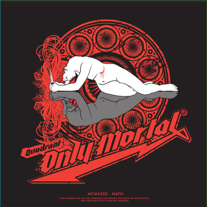 Only Mortal / Hell Can Wait album by Quadrant & DEAD BATTERY - Drum and Bass Cover Art