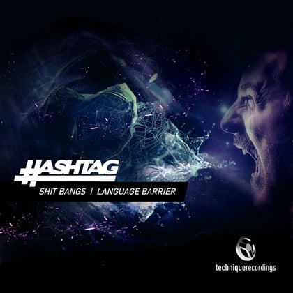 Shit Bangs / Language Barrier album by Hashtag - Drum and Bass Cover Art
