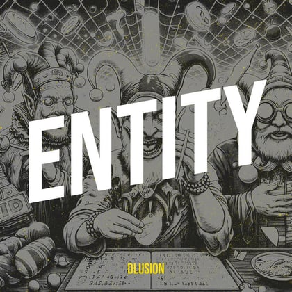 Entity album by Dlusion - Drum and Bass Cover Art
