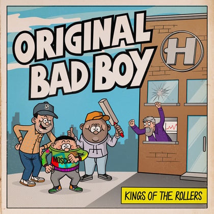 Original Bad Boy album by Kings Of The Rollers - Drum and Bass Cover Art