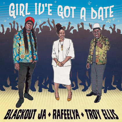 Girl I've got date album by Lowriderz & Blackout JA - Drum and Bass Cover Art