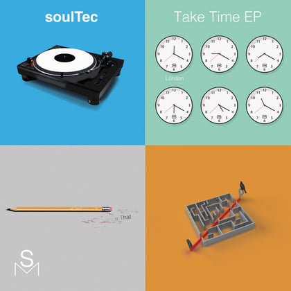 Take Time EP album by Soultec - Drum and Bass Cover Art