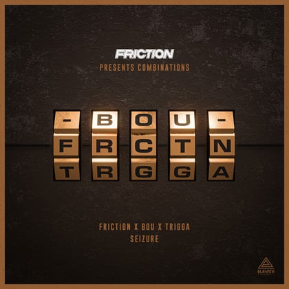 Seizure album by Bru-C, Friction, Bou & Trigga - Drum and Bass Cover Art