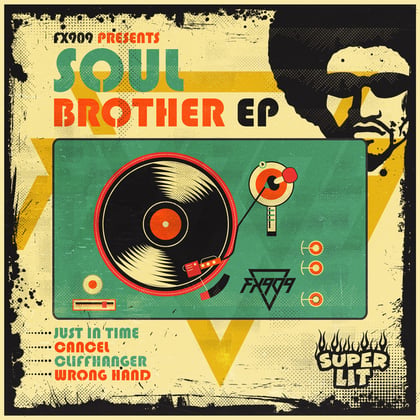 Soul Brother album by MSDOS & FX909 - Drum and Bass Cover Art
