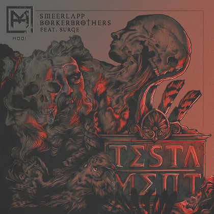 Testament album by Smeerlapp, BorkerBrothers & Surge - Drum and Bass Cover Art