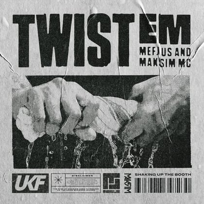 Twist Em album by Mefjus - Drum and Bass Cover Art