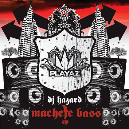Machete Bass EP album by DJ Hazard - Drum and Bass Cover Art