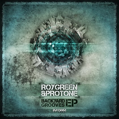 Backyard Grooves EP album by RoyGreen & Protone - Drum and Bass Cover Art