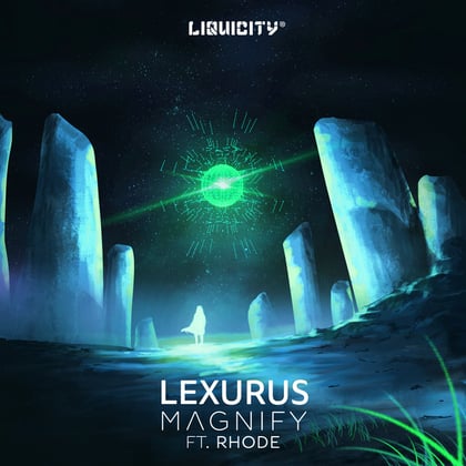 Magnify album by Lexurus - Drum and Bass Cover Art