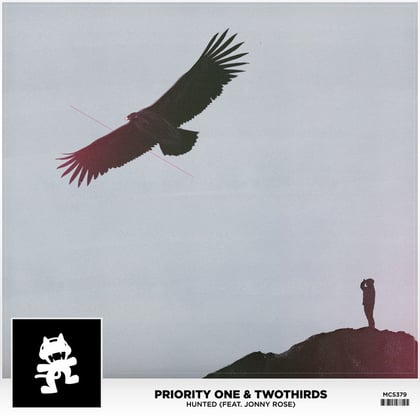 Hunted album by Priority One - Drum and Bass Cover Art