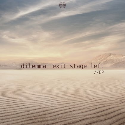 Exit Stage Left album by Dilemma - Drum and Bass Cover Art