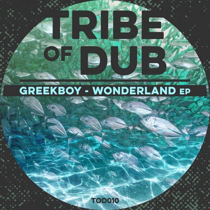 Wonderland EP album by Greekboy - Drum and Bass Cover Art