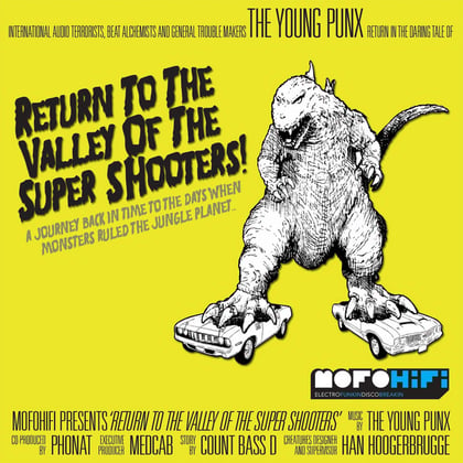 Return to the Valley of the Super Shooters album by John B - Drum and Bass Cover Art