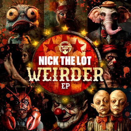 Weirder EP album by Nick The Lot - Drum and Bass Cover Art
