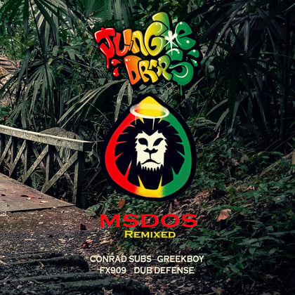 Jungle Drops 30 Remixed album by Twintone & MSDOS - Drum and Bass Cover Art
