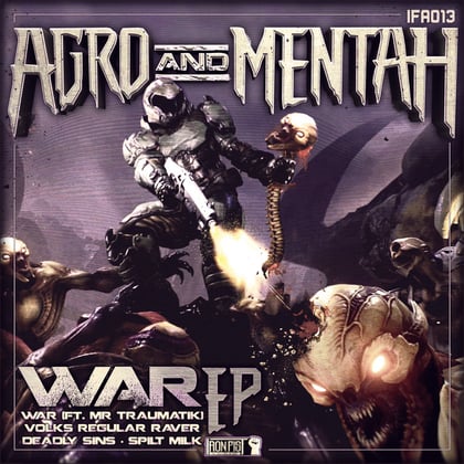 War album by Agro & Mentah - Drum and Bass Cover Art