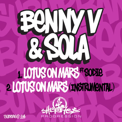 Lotus On Mars album by Benny V, Sola & Sodie - Drum and Bass Cover Art