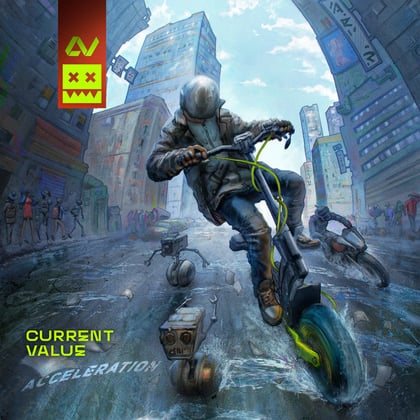 Acceleration album by Current Value - Drum and Bass Cover Art