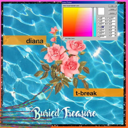 Diana album by T-Break - Drum and Bass Cover Art