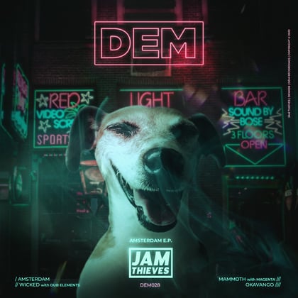 Amsterdam EP album by Jam Thieves - Drum and Bass Cover Art