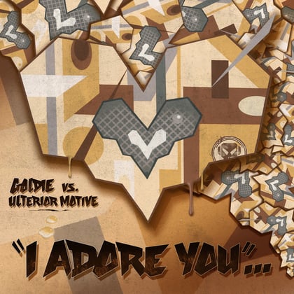 I Adore You [Total Science Remix] album by Goldie, Ulterior Motive & Total Science - Drum and Bass Cover Art