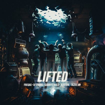 Lifted album by Freqax - Drum and Bass Cover Art