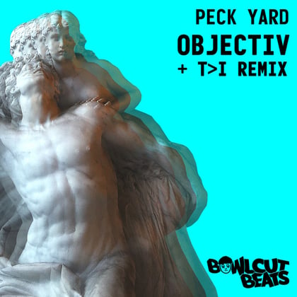 Peck Yard album by Kolectiv, Objectiv & T>I - Drum and Bass Cover Art