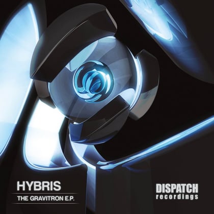 The Gravitron EP album by Hybris - Drum and Bass Cover Art