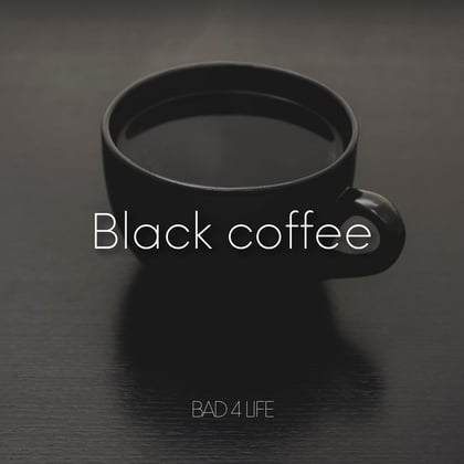 Black coffee album by MSDOS & Bad 4 Life - Drum and Bass Cover Art