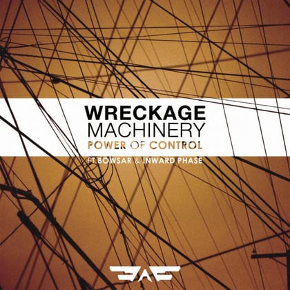 Power of Control / White Eyes album by Wreckage Machinery - Drum and Bass Cover Art