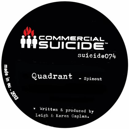 Spinout album by Quadrant & DEAD BATTERY - Drum and Bass Cover Art