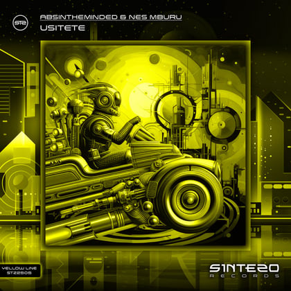 Usitete album by Tengu & Absintheminded - Drum and Bass Cover Art